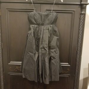 🌹Jcrew Blsck PIA silk organza strapless dress